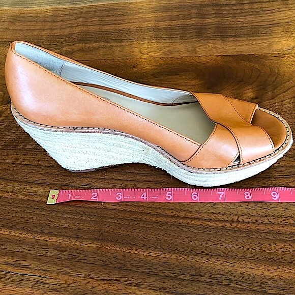 ❌SOLD❌ Michael KORS Sandals, Leather Open Toe ESPADRILLE! - Picture 12 of 16